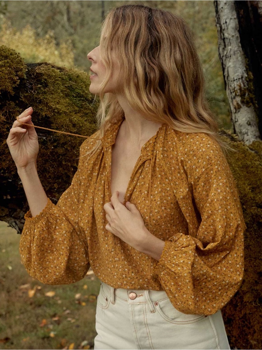 Doen Justine Top Sunsoaked Foothills Floral